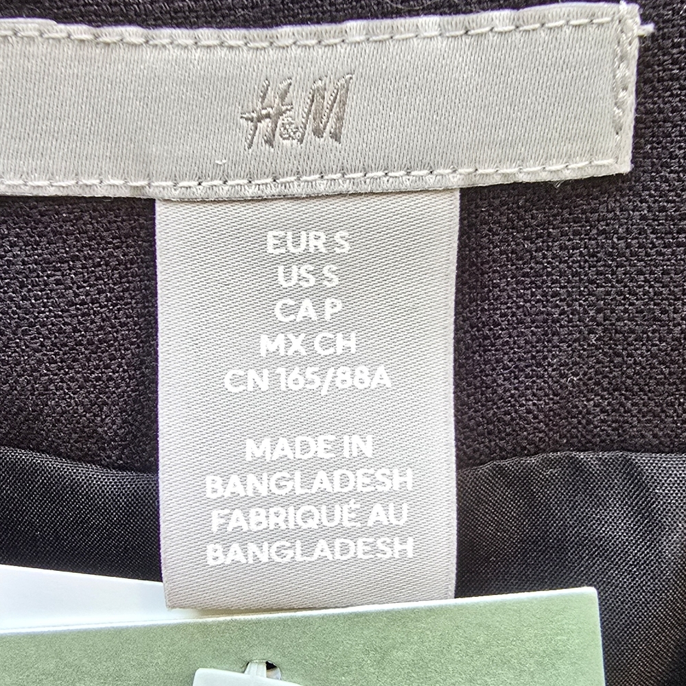 NWT H&M Chic Tie Belt Jacket Dress with Notched Lapels - Picture 2 of 8
